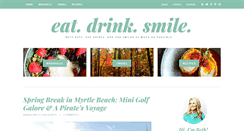 Desktop Screenshot of eat-drink-smile.com
